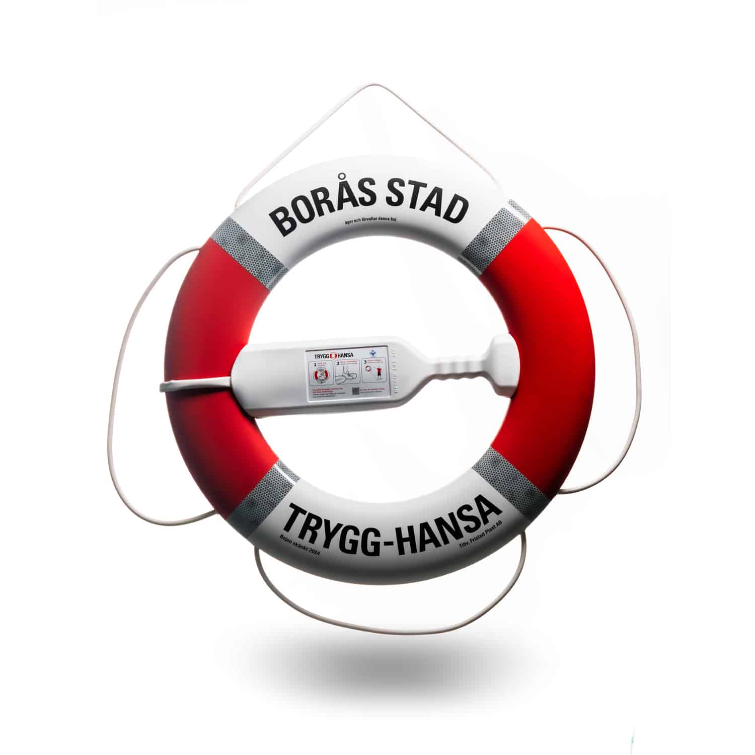 Trygg-Hansa Redningsbøye i Borås by laget av Rescue Life 247