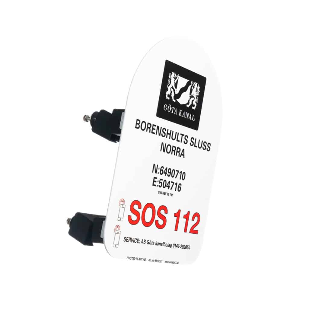 Plassholder for livredderposter og vannsikkerhetsutstyr Rescue life 247