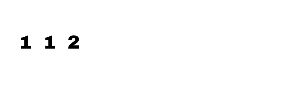 112 logo for brannslukningsapparat