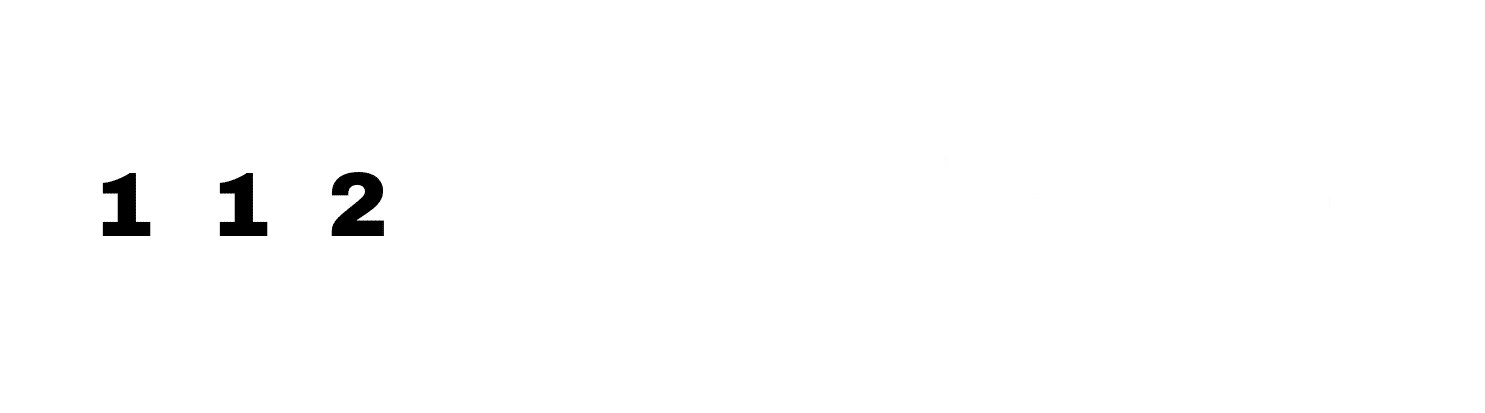 112 logo for brannslukningsapparat
